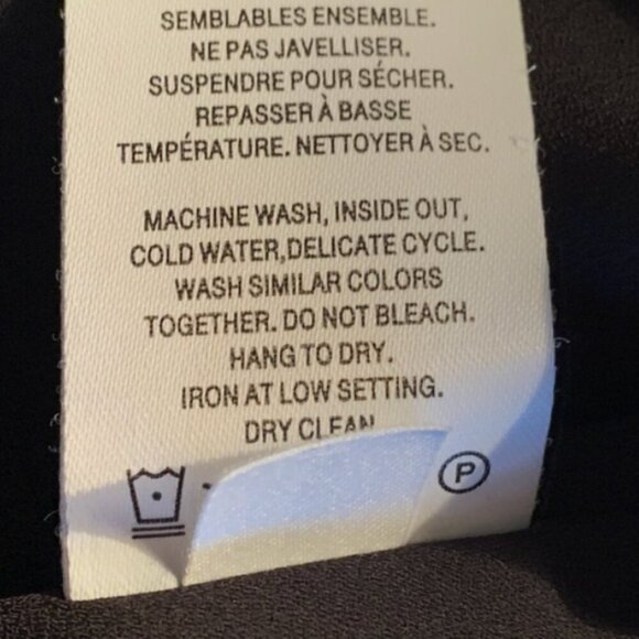 Reitmans Black Floral Pintuck Short Sleeve Dress - Picture 8 of 8